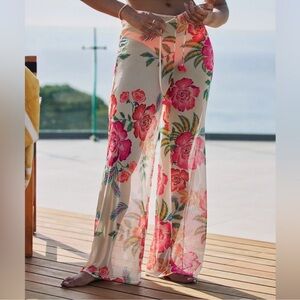 PQ Swim Monroe coverup pants Mesh Flowy M/L